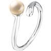 Morellato Anello Donna in Argento 925% riciclato con Perla, Aperto, Collezione PERLA, Regalo Anniversario