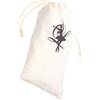 SAFIGLE Borsa Porta Scarpe da Ballo Coulisse, Tela Beige 13x27 CM | Riutilizzabile e Traspirante, per Scarpette da Balletto e Uso Quotidiano, Comoda da Portare