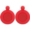Hemobllo 2 Pezzi Marcatore per Golf in Silicone Rosso, Sempre a Portata | Cappelli e Tasche, Riduce gli Scambi, Identificazione Facile, Pratica Etichetta Sul Campo