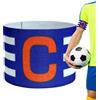 Generic Bracciale da capitano, bracciale da capitano di calcio - fasce sportive per | Cinghie regolabili anti-goccia, braccialetti capitano per accessori per giochi di calcio