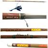 GLOBE FISHING Kit Canna Bolognese Concept 5m + Mulinello Carbonio Pesca Mare Fiume Passata