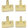 MotuTech Pastiglie freno in metallo per Kukirin G4 | Monopattino elettrico Brake Lining Pads Tutto Metallo