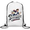 Generic Dynamic Corporate Professional in Motion Gym Sack Casual Drawstring Bag Bianco