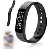 Quimbyrich Orologio contapassi senza connessione cellulare, impermeabile IP68, fitness tracker, contatore calorie, per uomini e donne, senza app, senza Bluetooth, display LED, orologio fitness per nuoto sauna