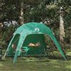 GFRMPORM Modern Instant Tent - Tenda da campeggio con chiusura rapida per 4 persone, con robusto telaio in acciaio, parete inclusa, quattro tiranti da 300 cm, otto picchetti da 5 mm