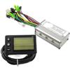 Generic 24V 36V 48V 250 350W Bicicletta elettrica Controller di azionamento del Motore Brushless S866 Kit di conversione di Riparazione dello Schermo di visualizzazione della velocità LCD