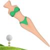 Generic Divertente Golf Tees Allenamento Tee Bikini Modello | Attrezzatura da Golf Portatile Per Principianti Uomini Donne Driving Range Allenamento Giardino