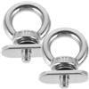 JOINPAYA 2 Pezzi Anello di Ancoraggio per Binari Kayak M6 | Montaggio su Rotaie, Punto di Fissaggio Sicuro e Resistente, per Sacche, Tende, Camper e Barche