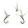 Mosche Artificiali Massimo Clini Blue Dun Traditional Dry Fly - 5 mosche secche da pesca a mosca montate a mano su amo, Misura amo a scelta, per trota e temolo, Made in Italy