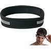 Genérico Fascia assorbente del sudore antiscivolo sicura elastica da uomo | Nastro riflettente assorbente dell'umidità per yoga, casa, allenamento, fitness, ciclismo, all'aperto, camminata, jogging