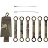 ZJIEYU Custodia Tattica per Bastoncini Luminosi, Kit Porta-bastoncini Luminosi | Compatibile con giubbotti, cinture da combattimento, chest rig, bastoncini luminosi standard