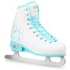 SMJ sport SMJ Snowbella Pattini REGOLABILI Donne Ragazze Pattinaggio Artistico Pattinaggio Classico Bianco/Menta | Taglie: 31-34, 35-38, 39-42