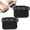 Generic Guanti ergonomici con impugnatura per l'allenamento della forza | 1 paio di maniglie di allenamento per barra di traino per uomini donne allenatore fitness sollevamento pesi stacco a terra