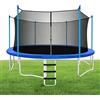 Generic Rete di ricambio per trampolino Recinzione rotonda di sicurezza con | Rete di sicurezza per trampolino per giardino, cortile, campeggio, terrazza, palestra domestica, parco giochi