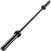 SPORTNOW Barra olimpionica con manicotti estesi 180cm 200kg 50mm | Barra d'acciaio con impugnatura antiscivolo. Per sollevamento pesi e powerlifting.