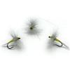 Mosche Artificiali Massimo Clini Simil Devaux A4 Dry Fly - 5 mosche secche da pesca a mosca montate a mano su amo, Misura amo a scelta, per trota e temolo, Made in Italy