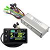 Generic Controller di azionamento Motore brushless E-Bike S866 Kit Display LCD a Colori 24V 36V 48V 500W 22A for Scooter Elettrico Mountain Bike