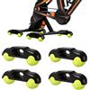 LUBEWISE Wahoo Kickr Core 2 - Piedini a bilanciere con piastra a dondolo, confezione da 4, 8 palline da tennis, silenziose