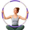 Tutamaz Hula Hoop per adulti, 1,1 kg, 93 cm di diametro, 8 pezzi, per principianti, per dimagrire, fitness, allenamento a casa, per tonificare la pancia e bruciare i grassi
