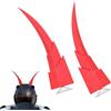 Generic Corna del casco come accessori corna decorativi per casco da bicicletta e | Decorazione moderna ed elegante e stabile per lo sci e il ciclismo