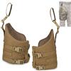 Generic Pannelli Tattici Molle Coscia - Piattaforma Regolabile | Imbottitura in rete traspirante con cinghie a sgancio rapido per airsoft, paintball, caccia e addestramento.