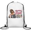 Generic Love Fueled by Coffee and Family Life - Sacca da palestra casual, con coulisse, colore: bianco