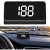 Generic HUD di navigazione Heads‑Up per auto, Tachimetro GPS BDS per parabrezza | Doppio monitor satellitare della velocità del veicolo, 10 Hz, funzione di oscuramento automatico, strumento per auto, moto