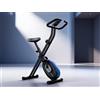 Wenoker Cyclette con app di allenamento, funzionamento silenzioso, 16 livelli di resistenza magnetica, display LCD