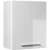 Vicco Pensile da cucina Fame-Line, Bianco lucido, 60 cm | Frontale in MDF · Chiusura ammortizzata · Profondità - 34,1 cm · Maniglie in metallo · 1 Ripiano