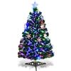 DREAMADE Albero di Natale, Artificiale Illuminato, Albero folto di Natale in PVC con Luce LED, Diverse Altezze (90CM)