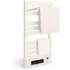CREATE / Warm Towel PRO + Mensola/Radiatore Asciugamani Bianco, con Mensola, con WiFi, Telecomandato, 500 W e 1500 W, Elettrico, a Basso consumo, LCD, IP24 Anti-Schizzi