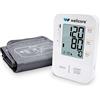 QUIRUMED Sfigmomanometro digitale da braccio Wellcore, monitoraggio domiciliare dell'ipertensione con rilevamento battito cardiaco irregolare, bracciale 22-40 cm, indicatore OMS