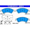 ATE Pastiglie freno 13.0460-8014.2 ATE per FORD RANGER
