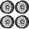 Dotz 4 Cerchi Dotz Suzuka dark 8.0Jx18 5x112 per Audi A3 A4 A5 A6 A7 A8 Q2 Q3 TT