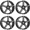Dotz 4 Cerchi Dotz MarinaBay dark 8.5Jx18 5x112 per Audi A3 A4 A5 A6 A7 A8 Q2 Q3 Q5 T