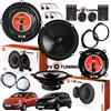 EvoTuning JBL Kit 6 Casse Altoparlanti JBL STAGE3 Woofer 3Ω +Tweeter +Coax 13cm Opel Corsa D E