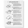 Modulor Sacchetti di laminazione a freddo autoadesivi, pellicole di laminazione in PET per sigillare e proteggere foto, menu ecc. senza laminatrice, set di 20, ciascuno 160 mm x 222 mm per A5, trasparente