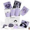 Memoking T02/M02L/Q02E/M02/M02X Viola Carta Termica | T02 Mini Printer Sticker Paper Refill, 50 mm x 3,5 m, durata 20 anni, Carta Adesiva per Foto, Appunti, Fai da Te, 3 rotoli