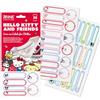 MINE Etichette adesive laminate Hello Kitty & Friends resistenti a lavastoviglie e microonde per oggetti dei bambini | 36 pezzi
