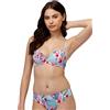 Lovable Reggiseno Ferretto Imbottito Colorful Printed Micro Bikini Donna (Pacco da 1)