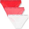 Calvin Klein Donna Slip Taglio Bikini Confezione da 3 Low-Rise Intimo