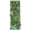 Generico Pannello murale verde artificiale 40 x 120 cm, parete di erba artificiale con fiori, tappeto di verde componibile per fondali di matrimoni, vetrine, pareti di casa e decorazioni per eventi (C)