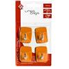 Home Ganci Adesivi Colorati 4 Pezzi