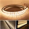 Planetitaly Barra LED Wall Washer 24V IP67 24W/MT Angolo 30° 3000K 3MT per Esterni Facciate Edifici