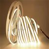 Planetitaly Striscia 1600 LED LINEAR COB dimmerabile 50W lama di luce strip flessibile adesiva 24V 5100lm nastro luce continua illuminazione casa camper barca interni IP20 luce naturale (4000K)