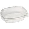 DPdantepellacani 100 Vaschette Contenitori PET (classe 1) per alimenti con Coperchio Ermetico Monouso per cibo fresco, Ristorazione e Congelamento freezer (1000 ml)