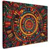 MuchoWow© Quadro Moderno Soggiorno Decorazioni Da Parete Quadri Su Tela Da | 70x50 cm - Salotto Grandi Foto Con Cornice Stampe Su Tela Camera Da Letto Mandala - Cerchi - Motivi