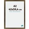 yd. Cornice A2 42x59.4 cm Bronzo Decorativo - Cornice in MDF Mura | Your Decoration, Vetro acrilico antiriflesso, Montaggio a parete, Adatta per foto, poster o puzzle, Made in Holland