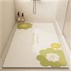 Z·Bling Tappetino Doccia Antiscivolo 70x100cm,Tappeto Doccia Senza Ventose,Tappetino Vasca Antiscivolo con Fori di Drenaggio,Floreale C