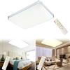 NAIZY Lampada da soffitto a LED Lampadario, 72 W, con telecomando, per soggiorno, camera da letto, cucina, corridoio, dimmerabile